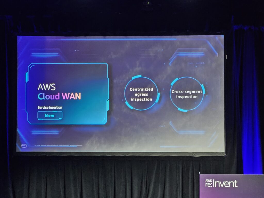 AWS Cloud WAN Service insertion