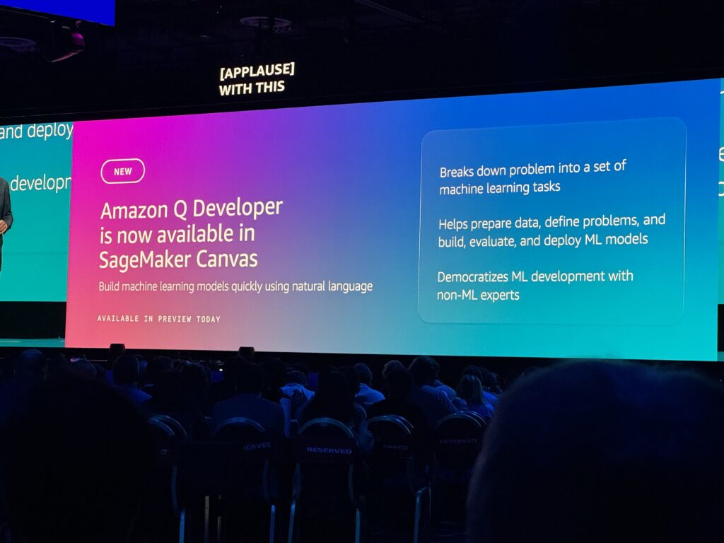 Amazon Q Developer is now available in SageMaker Canvas
