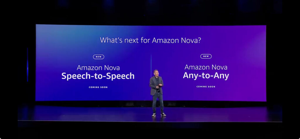 Amazon Nova Speech-to-Speech 
Amazon Nova Any-to-Any