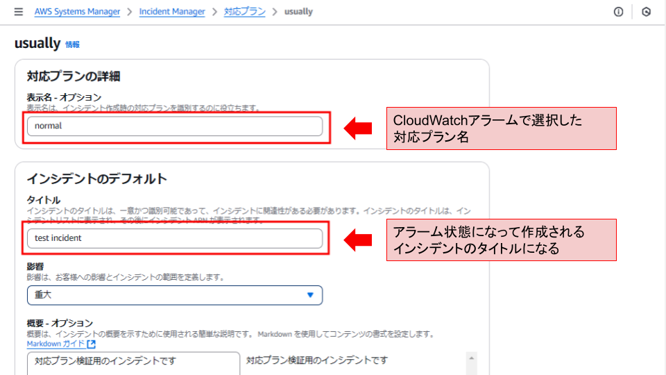 インシデントの名前とタイトルの決まり方