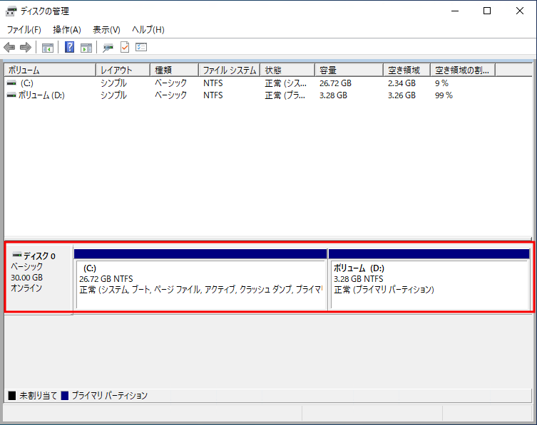 Amazon EBSボリューム、OSからの認識