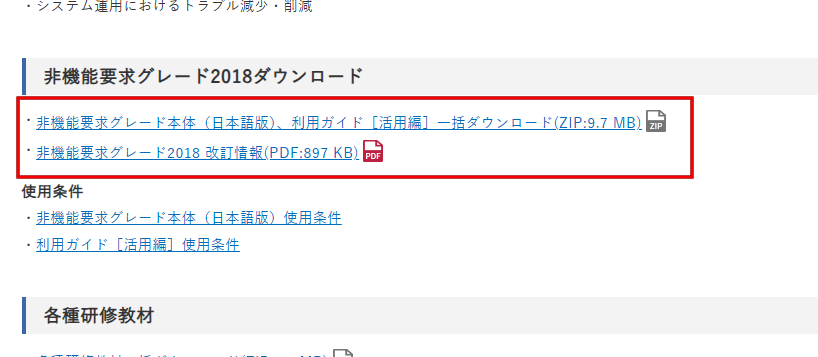 情報処理推進機構 システム構築の上流工程強化（非機能要求グレード）