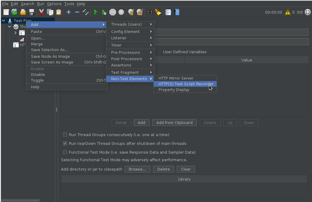 HTTP(S) Test Script Recorderを作成