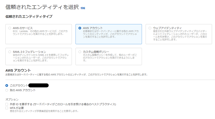 AWS SDK for Pythonエンティティタイプ