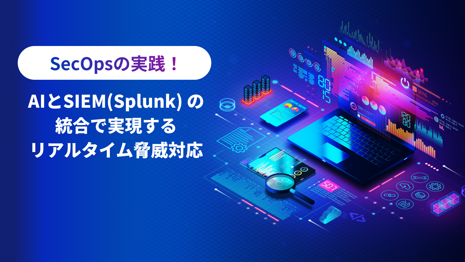 SecOpsの実践！AIとSIEM（Splunk）の統合で実現する、リアルタイム脅威対応