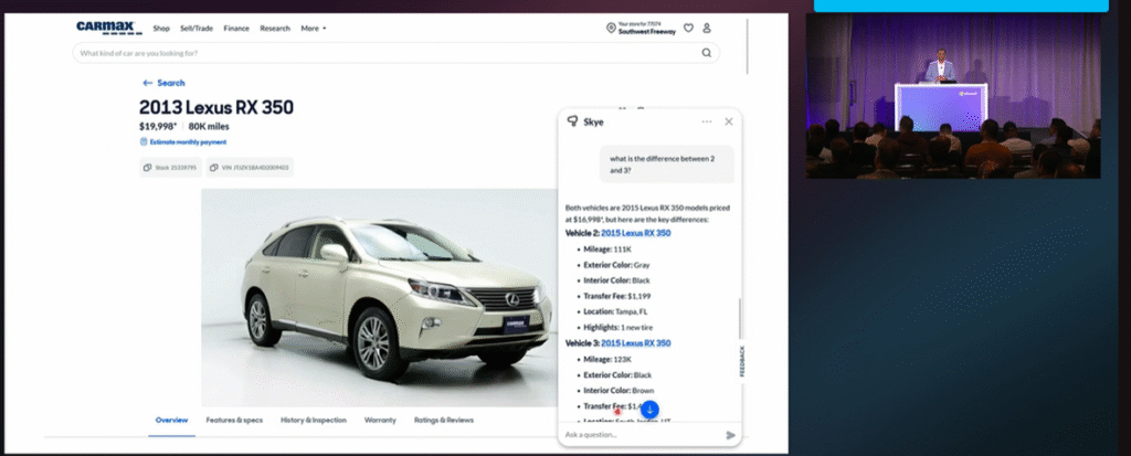 【パートナー事例】CarMaxにおける高度なAI活用